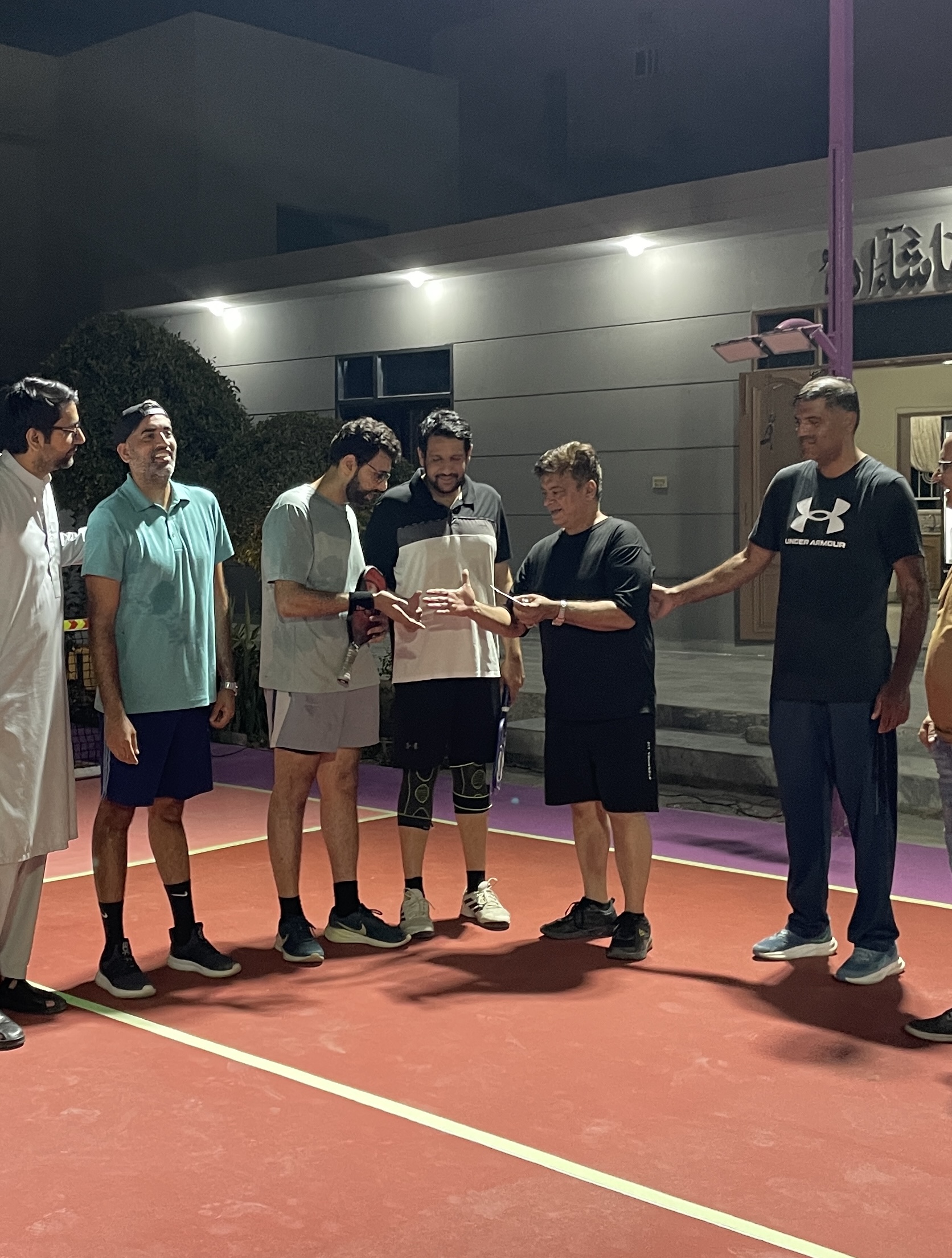 Presentation ceremony at Elite Courts Pickleball Tournament — May 2026
