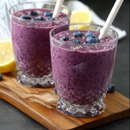 Blueberry Lemon Kefir Smoothie: Boost Digestion Today!