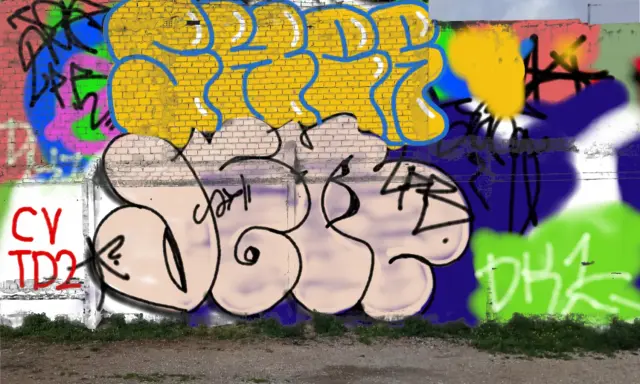 Graffiti artwork by skerrrrrr