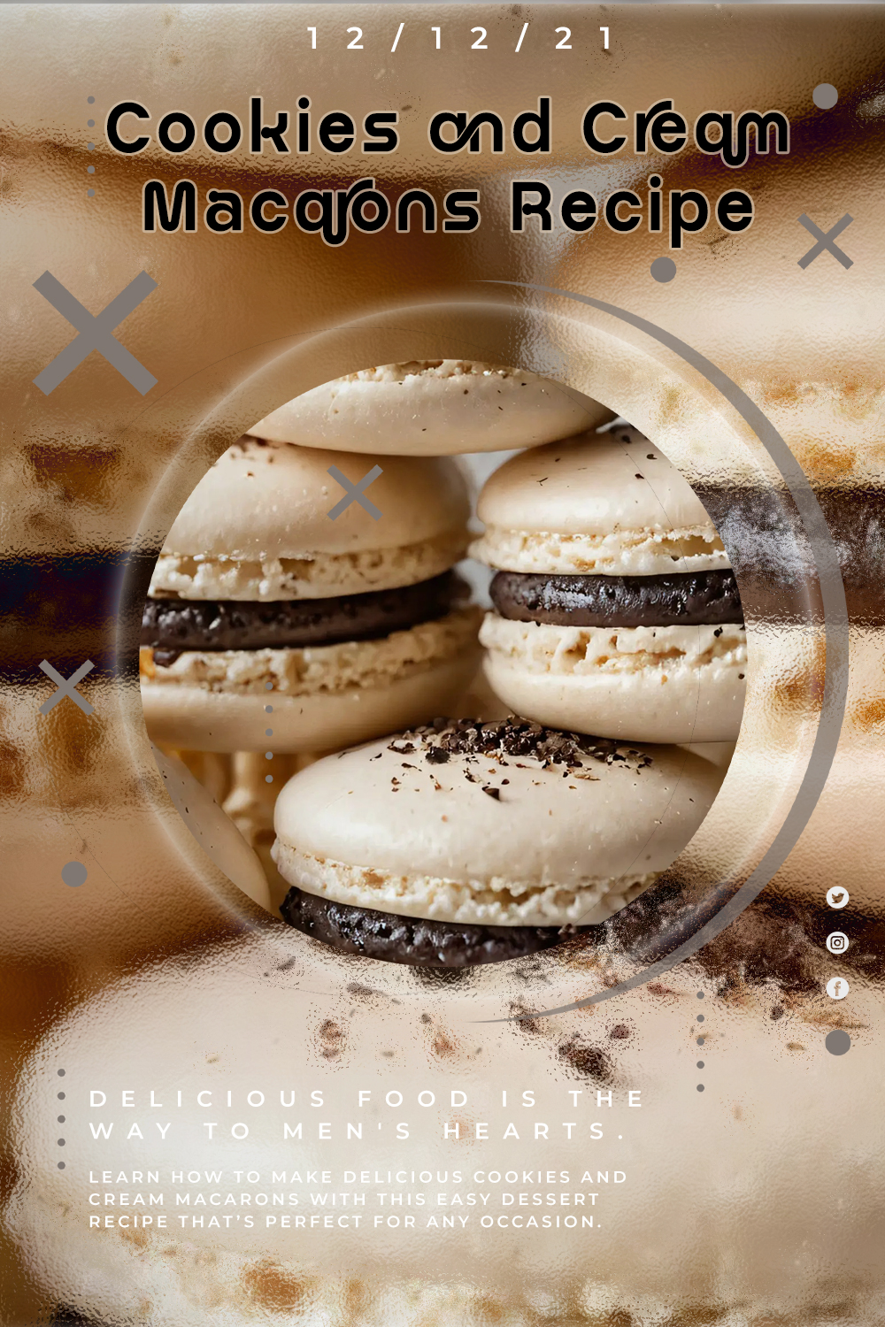 Cookies and Cream Macarons Recipe