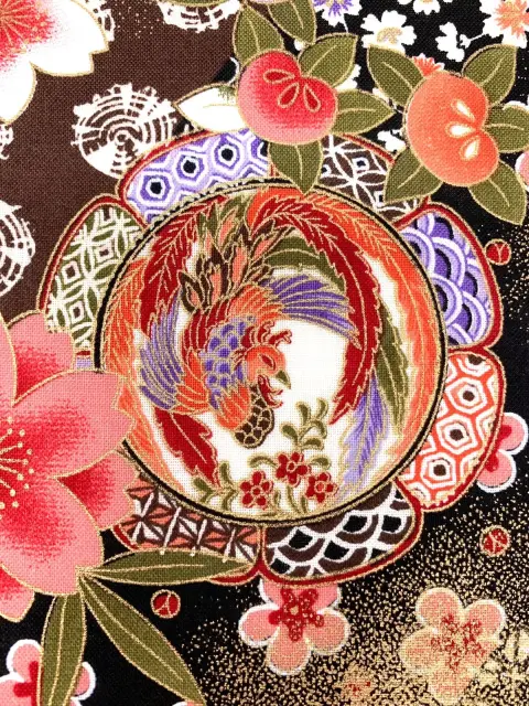 phoenix-embroidery-on-black-silk