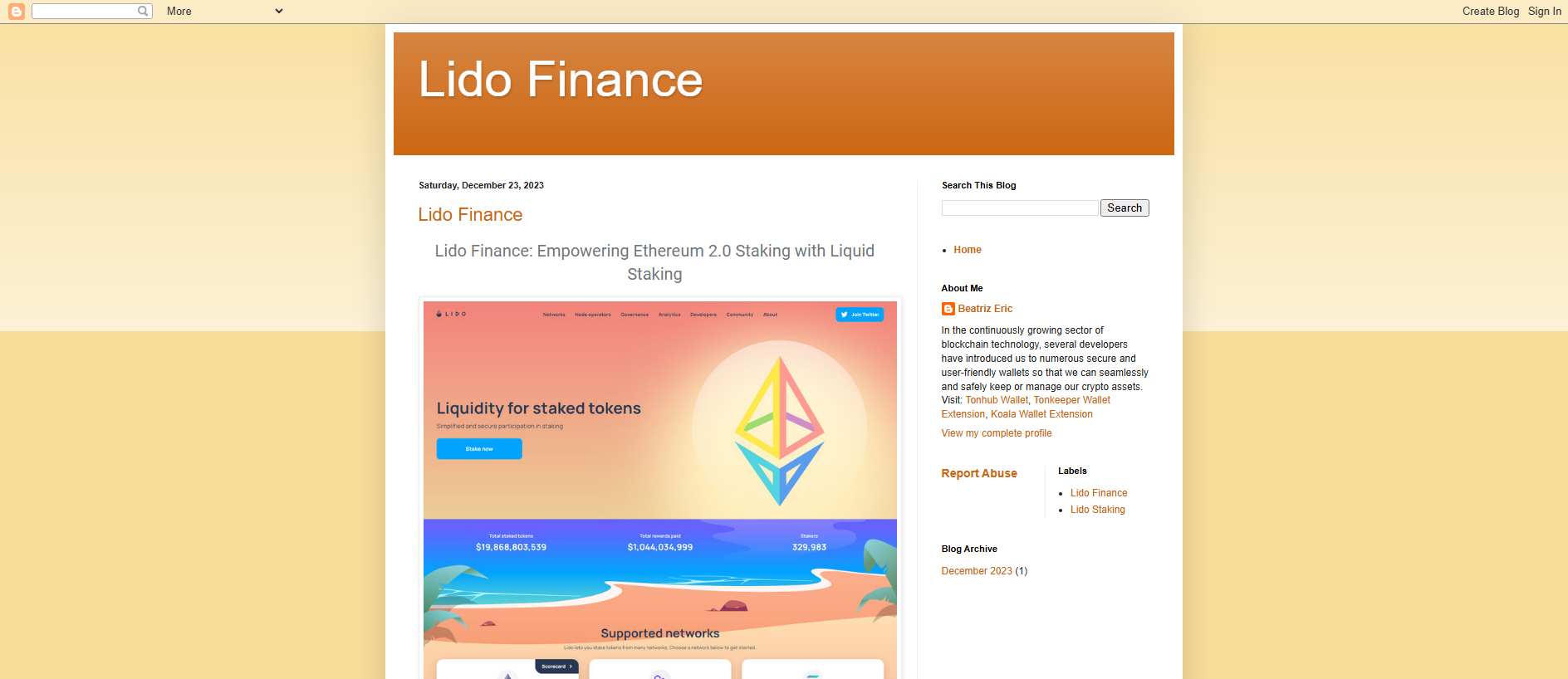 Stored capture of lidofinance.blogspot.com