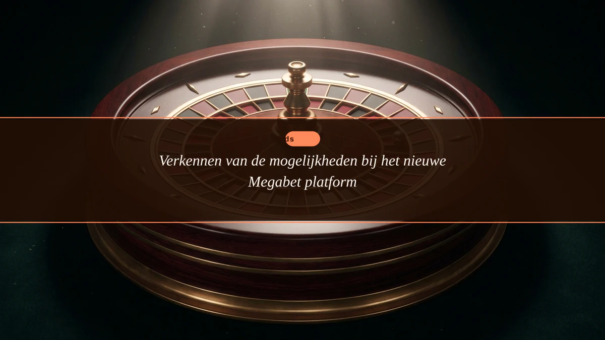 Verkennen van de mogelijkheden bij het nieuwe Megabet platform
