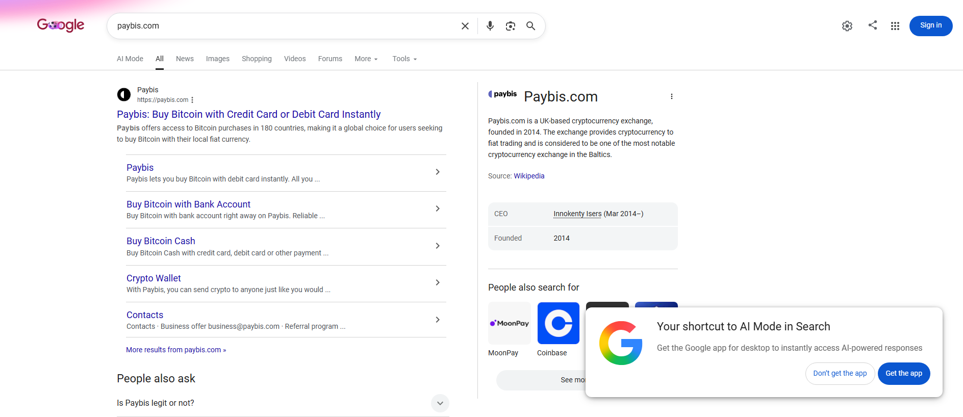 Screenshot of pqybis.com
