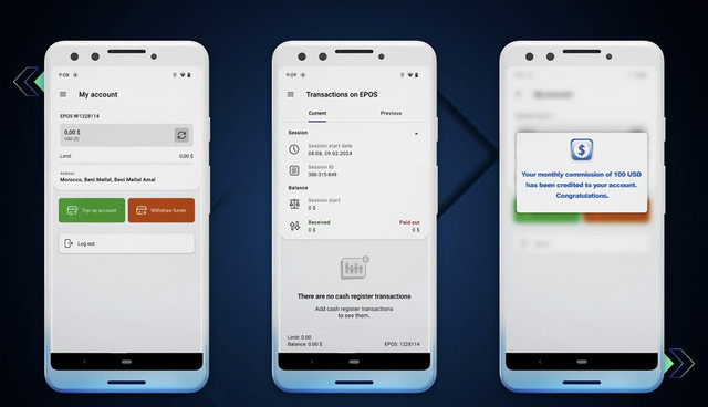 mobcash app control and limit tools