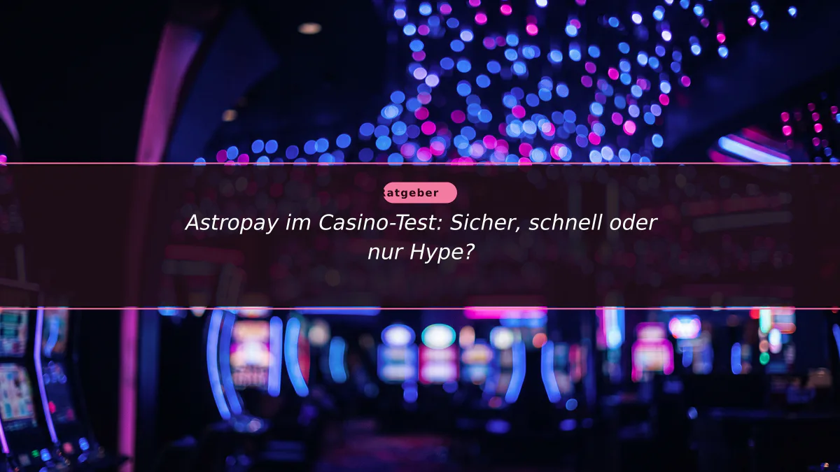 Astropay im Casino-Test: Sicher, schnell oder nur Hype?