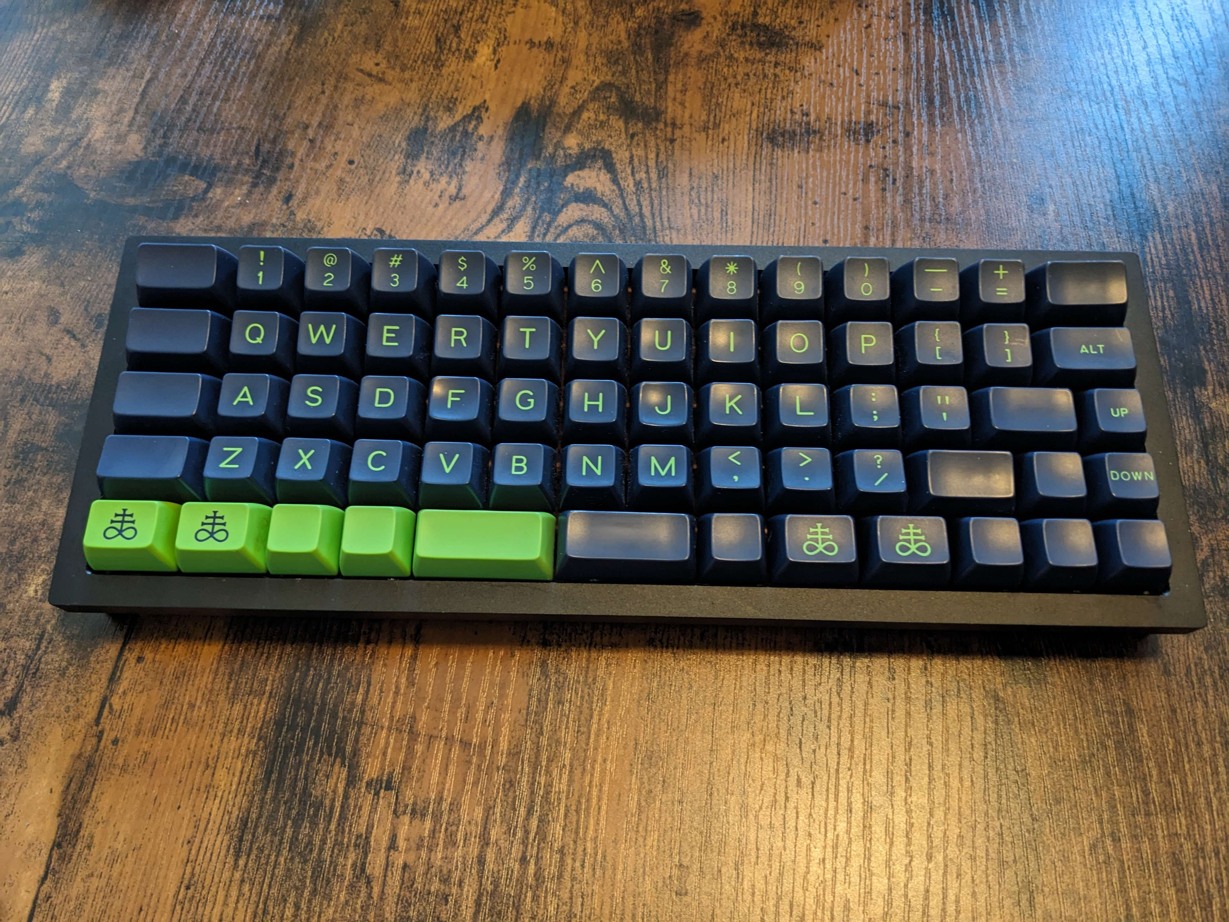 Custom Ortho Keyboards (Brutal 60, babyV), Halloween Artisan Collection