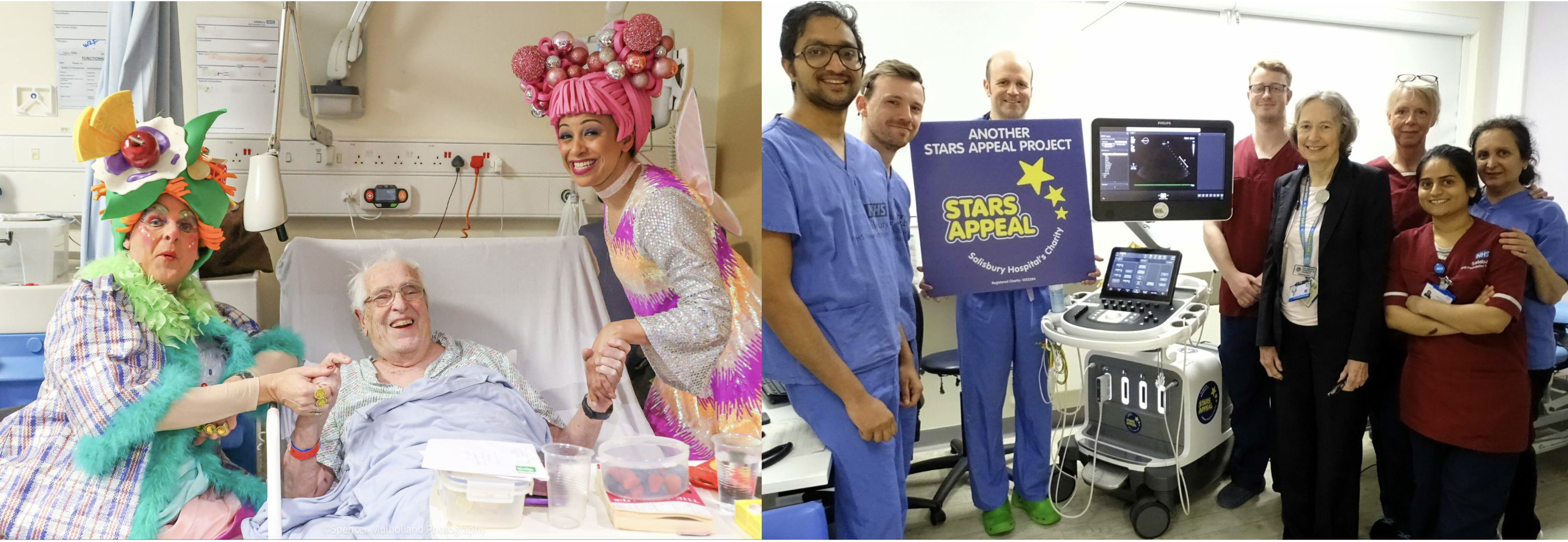 New Echocardigram  to help heart patients and Visits to brighten patients days