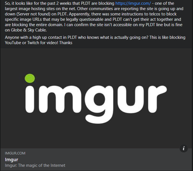 imgur blocked in ph
