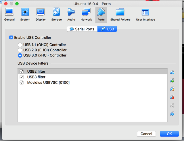movidius config