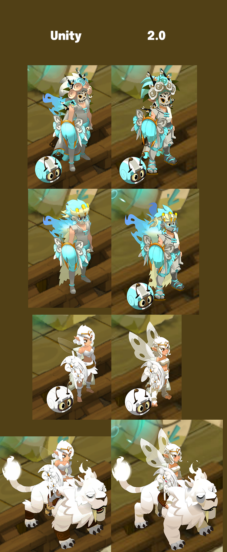 Vos skins sur Unity avant/après - Forum - DOFUS, le MMORPG stratégique.