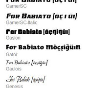 Font-List63