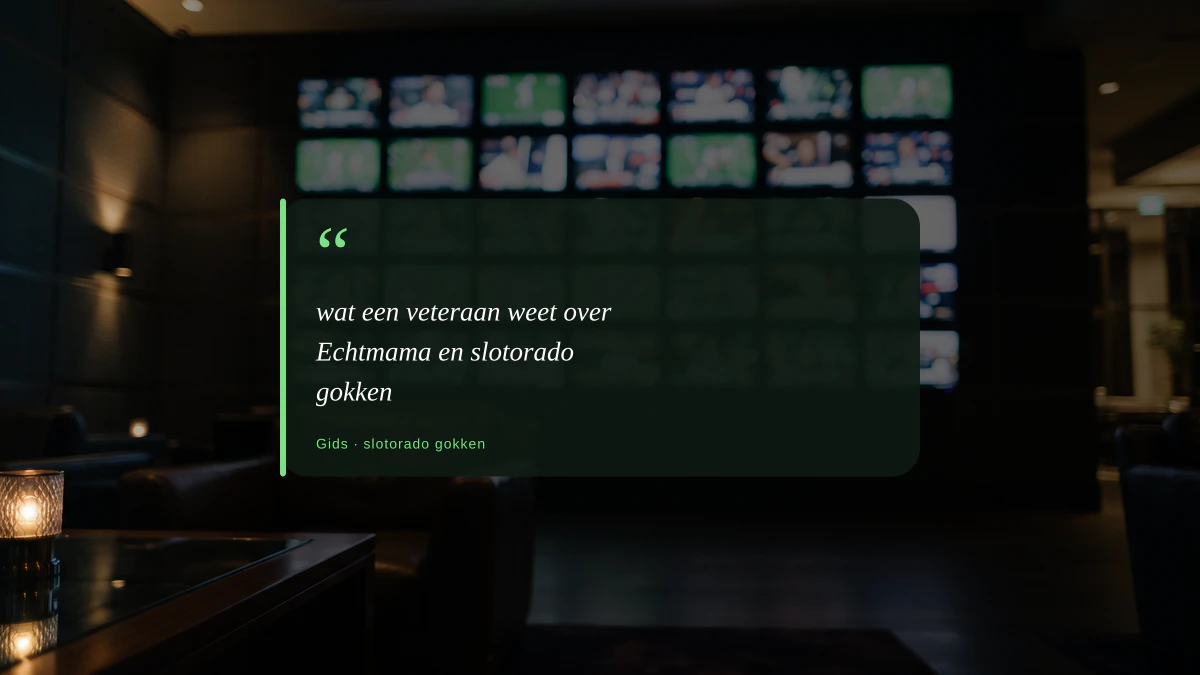 wat een veteraan weet over Echtmama en slotorado gokken