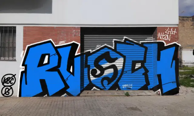 Graffiti artwork by vandald