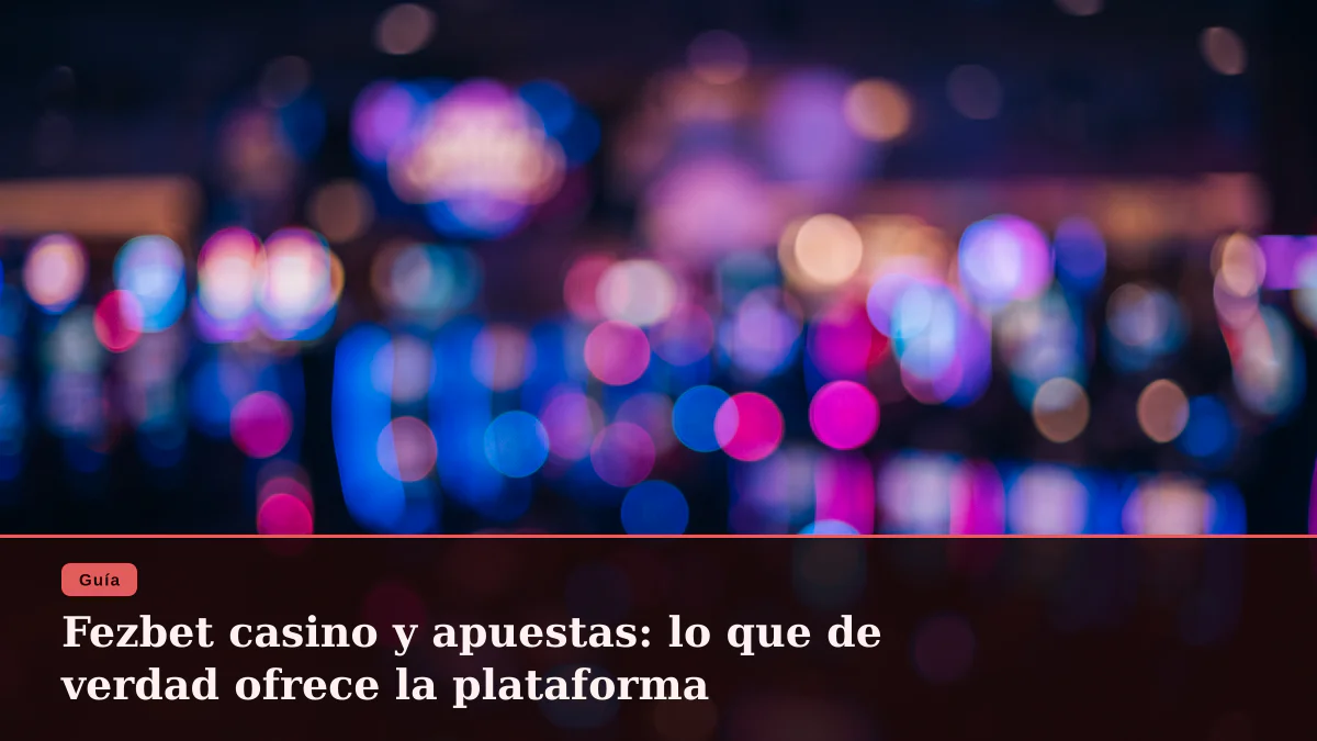 Fezbet casino y apuestas: lo que de verdad ofrece la plataforma