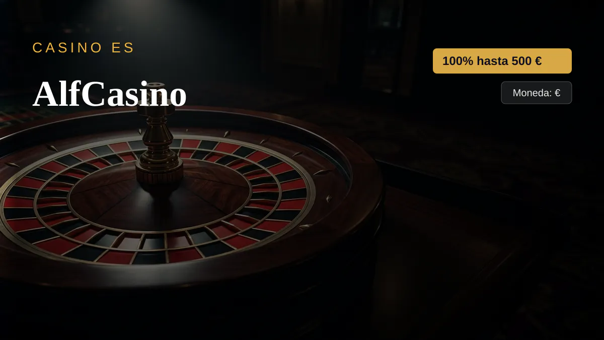 AlfCasino &mdash; bono de bienvenida 100% hasta 500 &euro; + 10 FS, pagos: Visa, Mastercard, Skrill, Neteller, Paysafecard