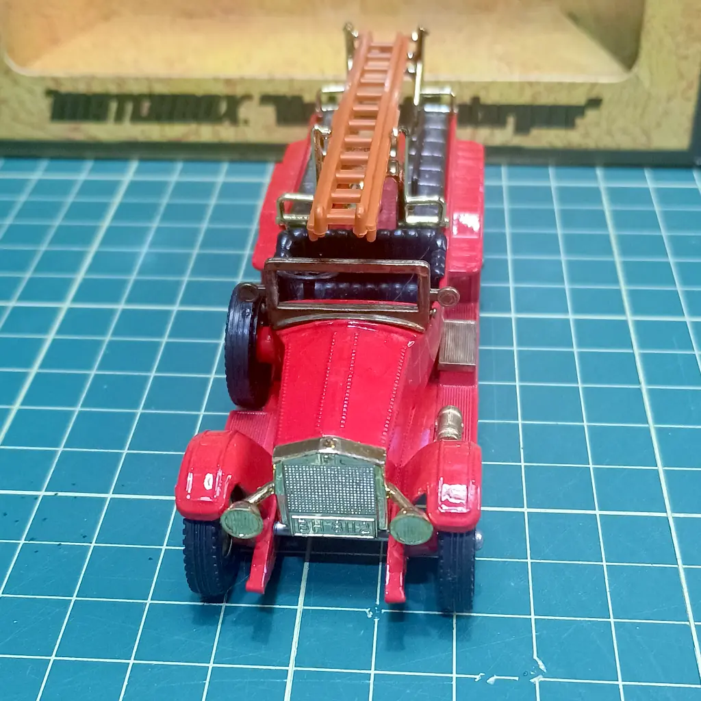 Caminhão de Bombeiros Rolls Royce 1920 Matchbox Antigo Y-6 1:48 Models of Yesteryear – Inglaterra - Foto 2