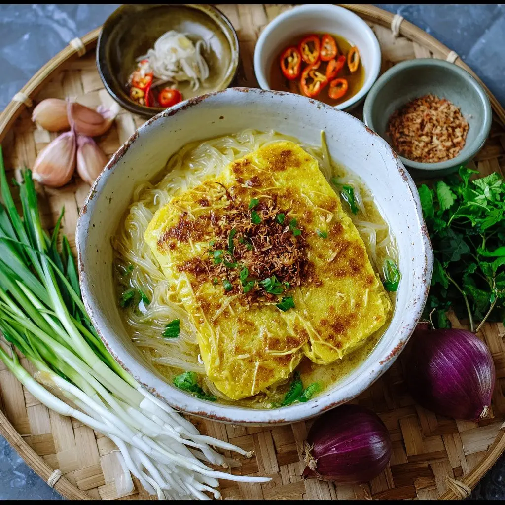 Cambodian Num Banh Chok Recipe: Discover Southeast Asia's Flavors!