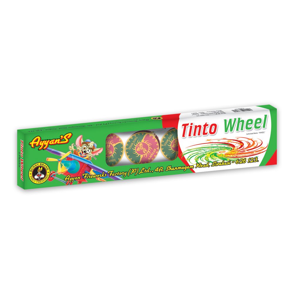 tinto wheel(Red &green) 5pcs