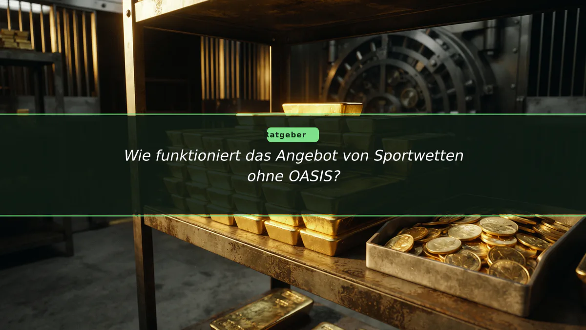 Wie funktioniert das Angebot von Sportwetten ohne OASIS?