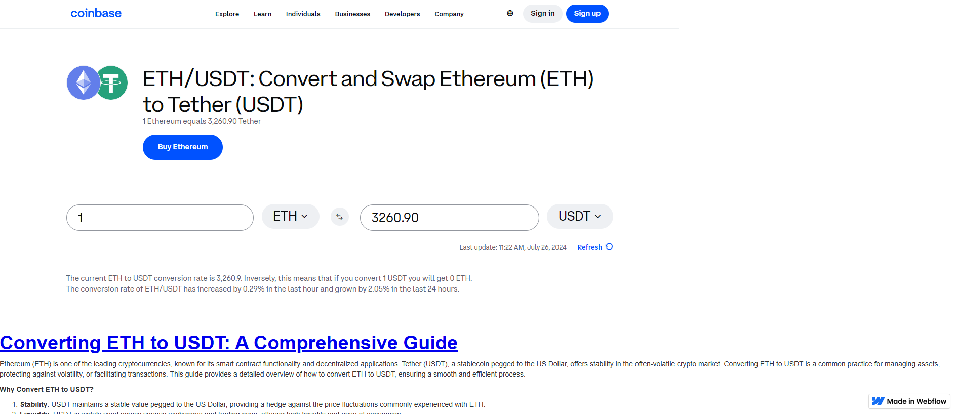 Stored capture of ettytousdt.webflow.io
