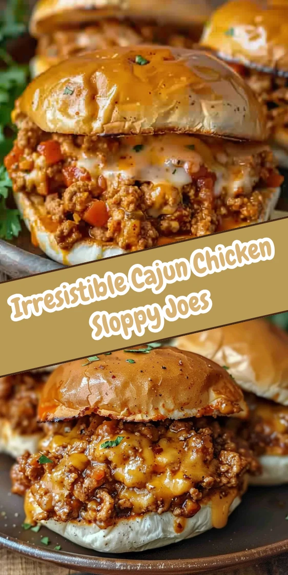 Cajun Chicken Sloppy Joes with Creamy Cheese Sauce Bliss