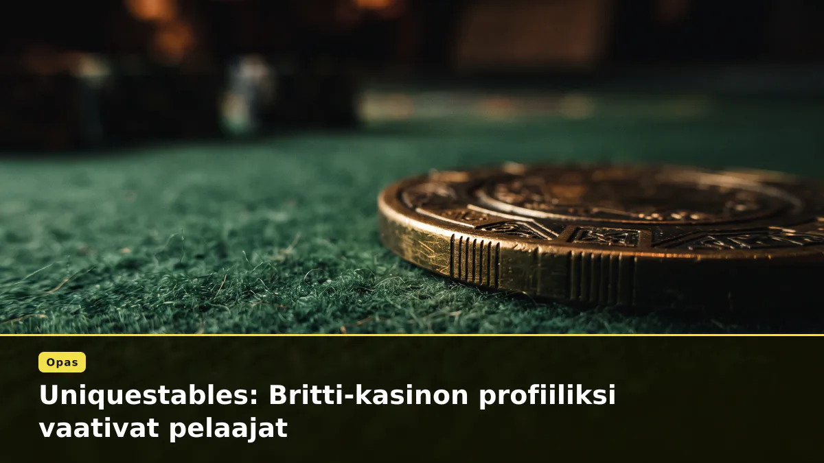 Uniquestables: Britti-kasinon profiiliksi vaativat pelaajat