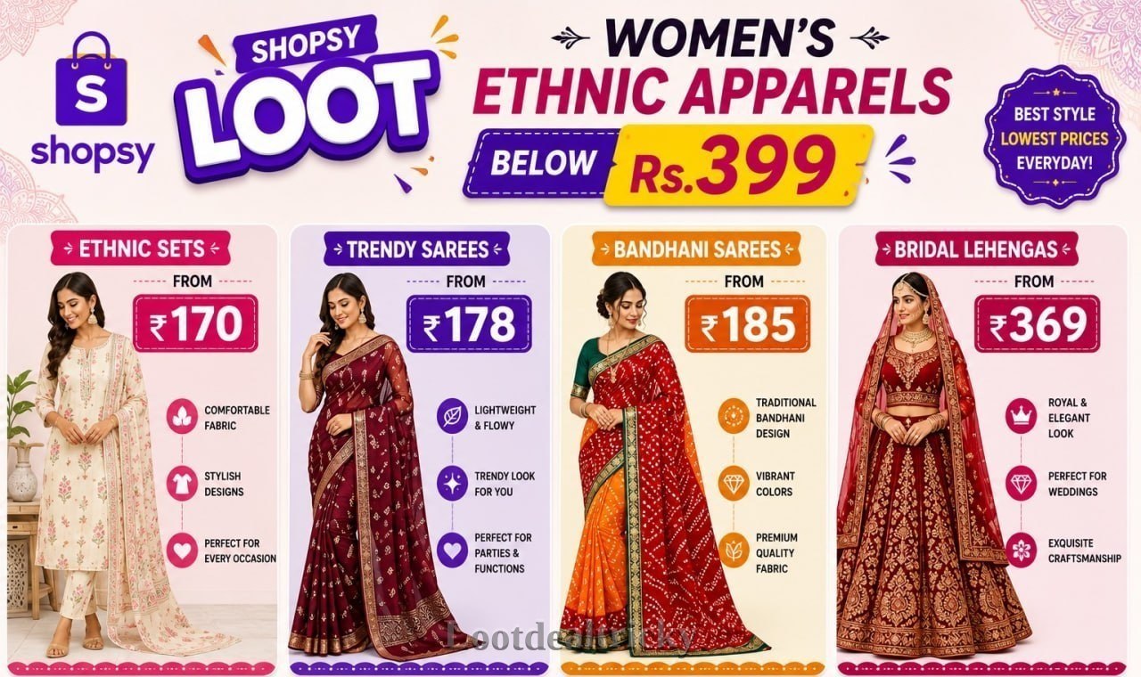 Shopsy Loot Grabfast – Wonderful Discount Today @ ₹399