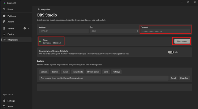 StreamerKit OBS integration