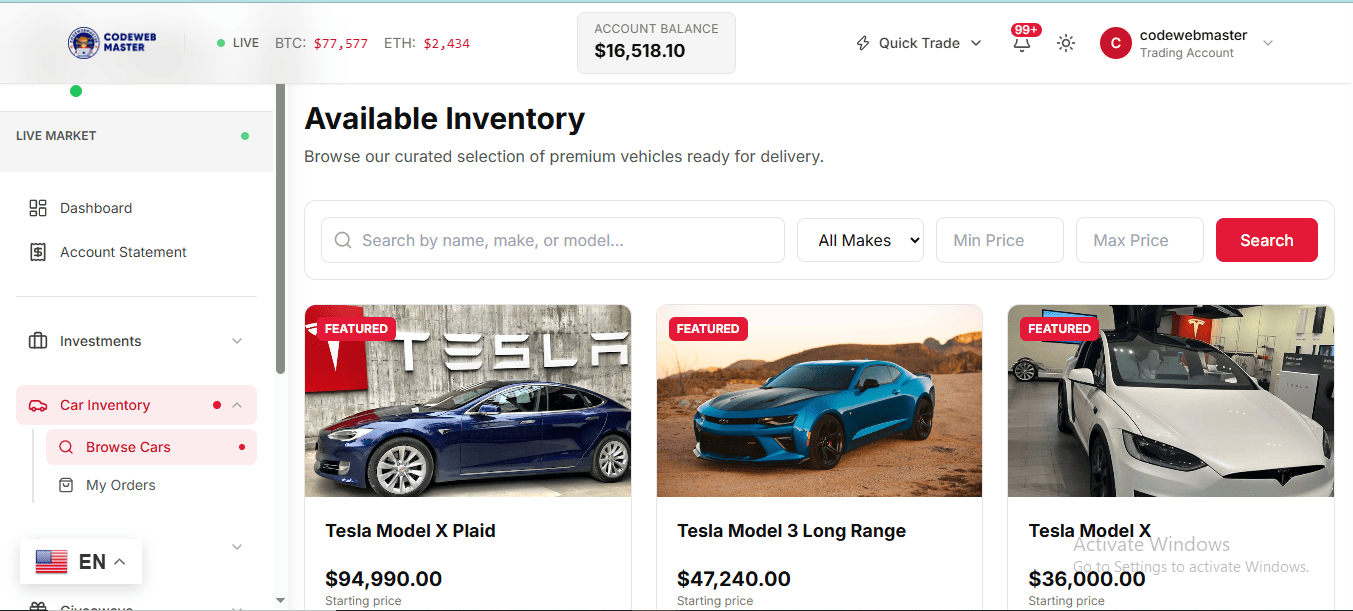 Tesla Broker