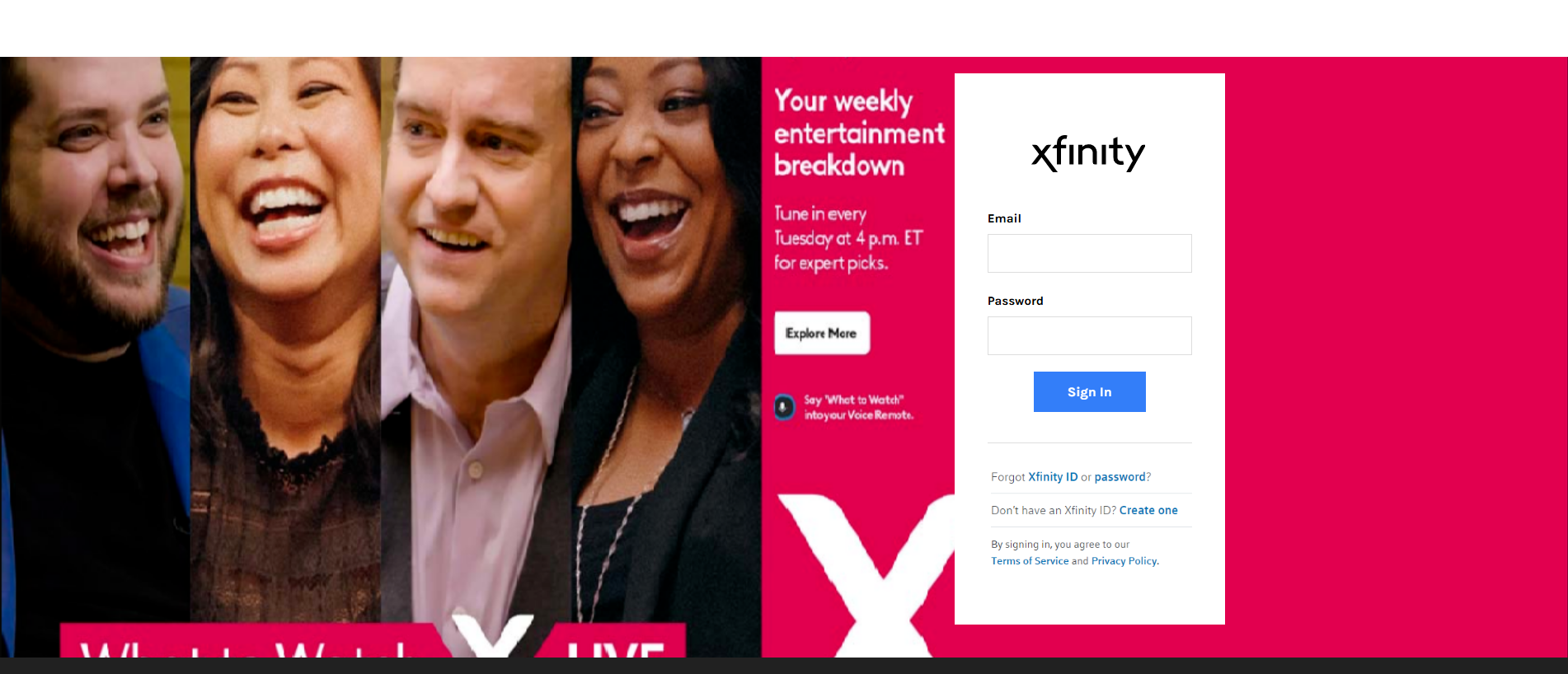 Stored capture of xfinity-signon.weebly.com
