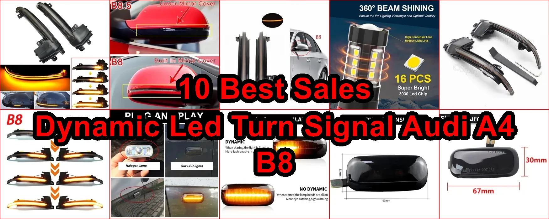 奧迪A4 B8動態LED方向燈 評價