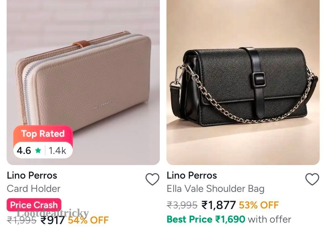 Handbag Biggest Savings – Just 60% OFF | Loot Deal