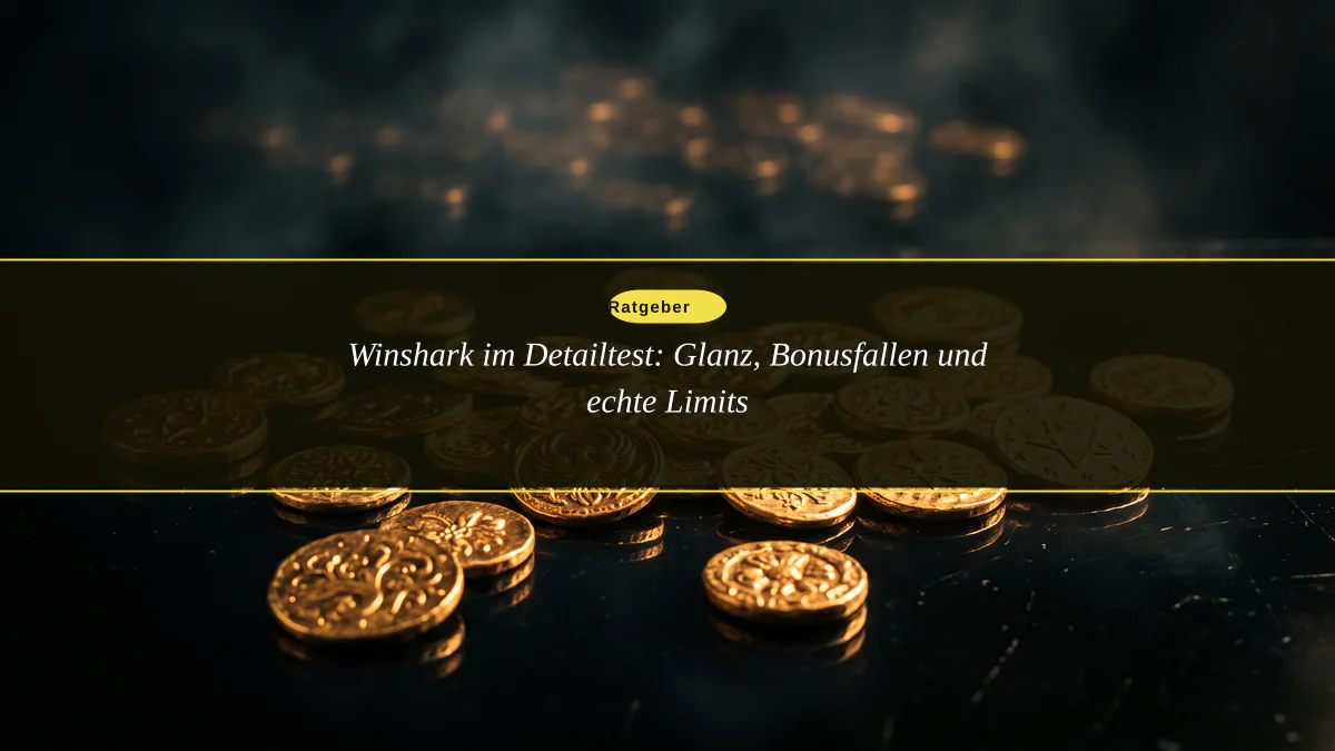 Winshark im Detailtest: Glanz, Bonusfallen und echte Limits