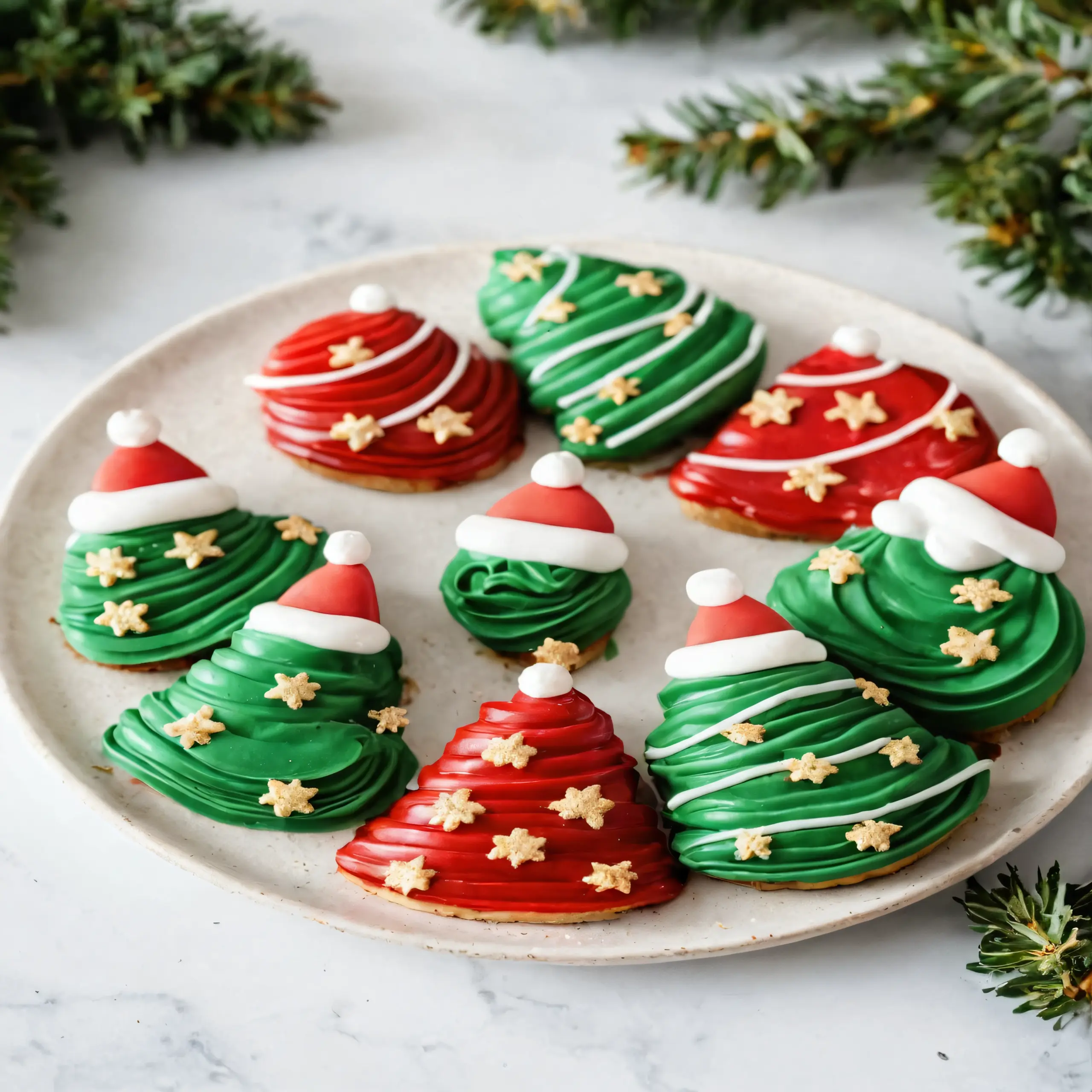 Irresistible Frosted Holiday Brownies