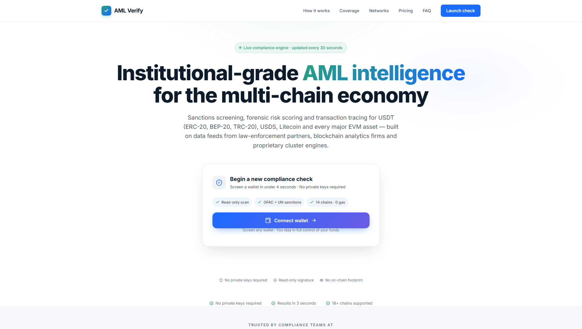 Stored capture of amlverify.org