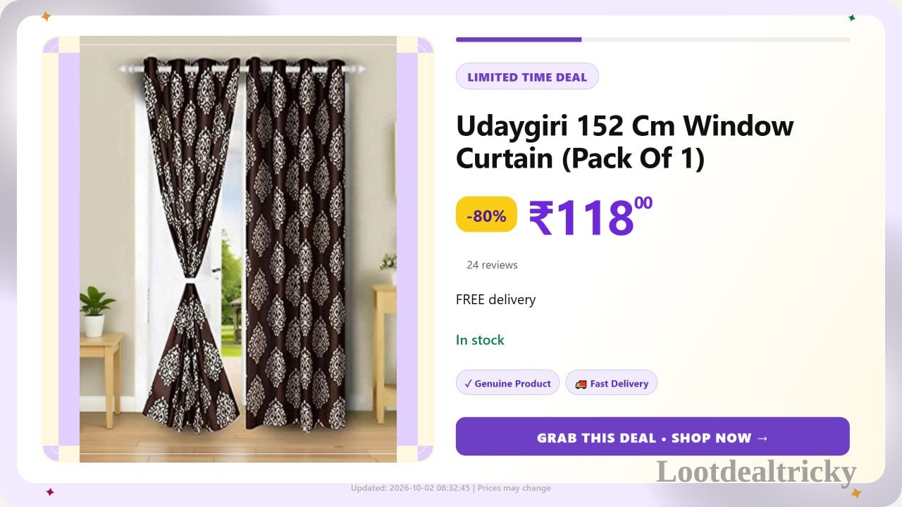   152 Cm Window – Just ₹118 | Loot Lo