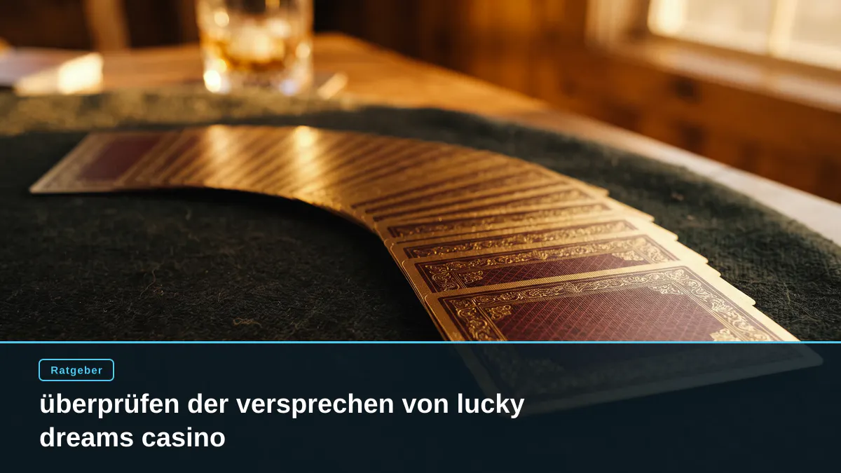 überprüfen der versprechen von lucky dreams casino
