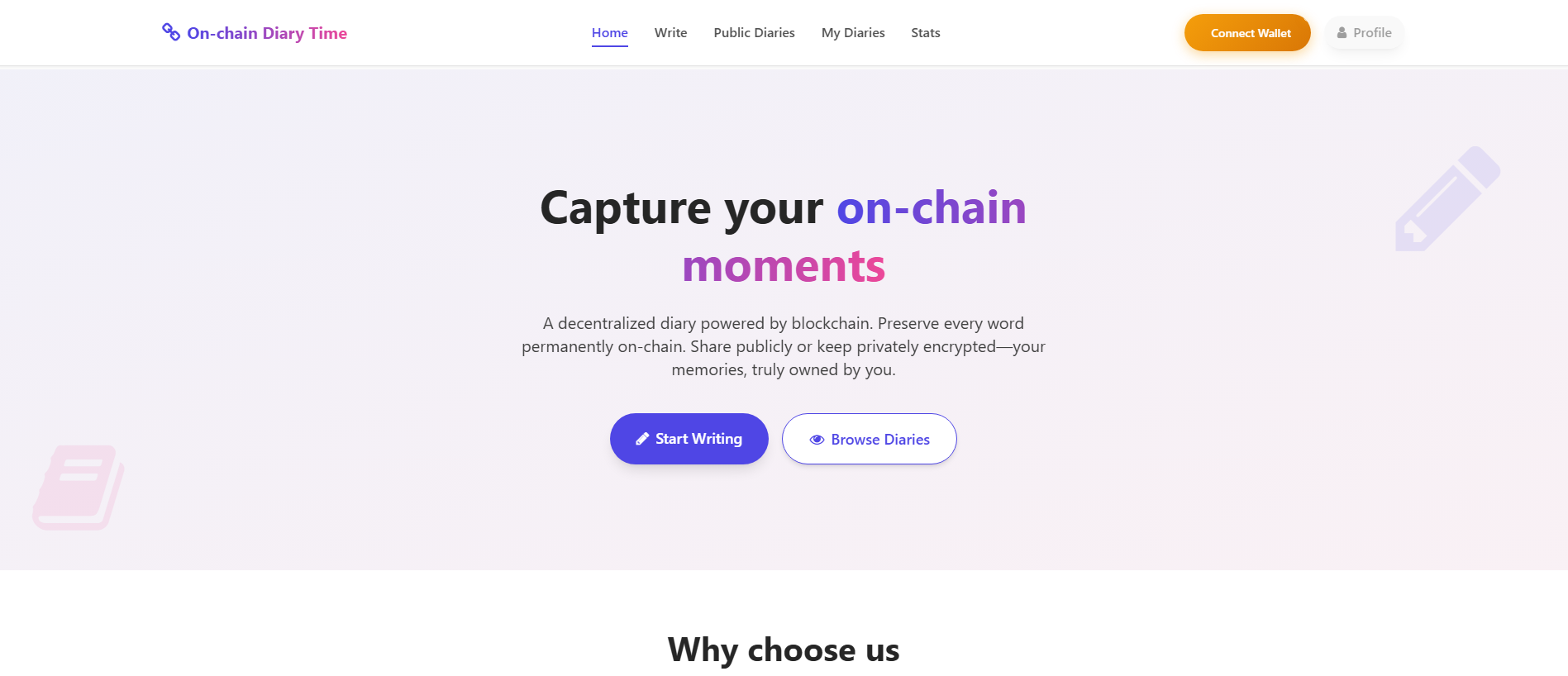 Forensic screenshot of blockchaindaily.icu showing the phishing page layout