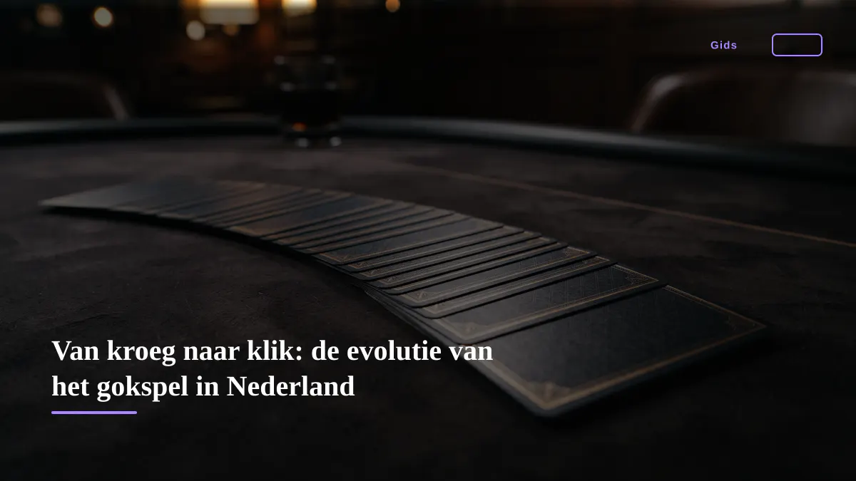 Van kroeg naar klik: de evolutie van het gokspel in Nederland