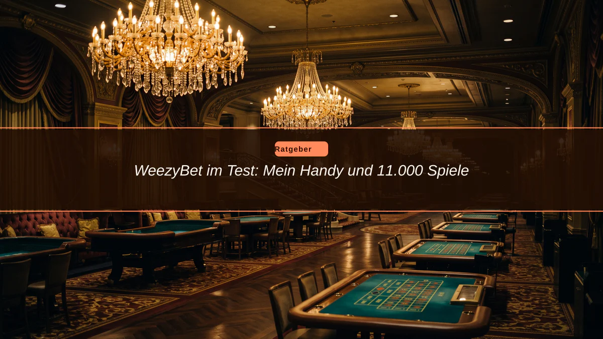 WeezyBet im Test: Mein Handy und 11.000 Spiele