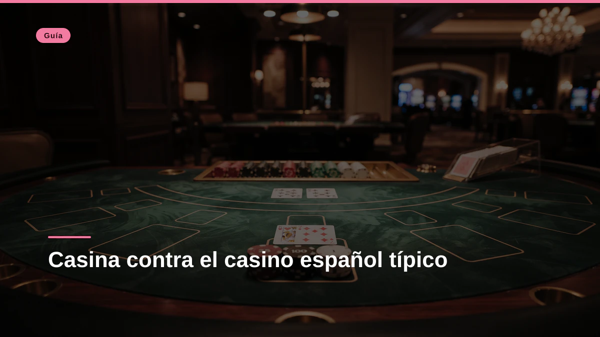 Casina contra el casino español típico