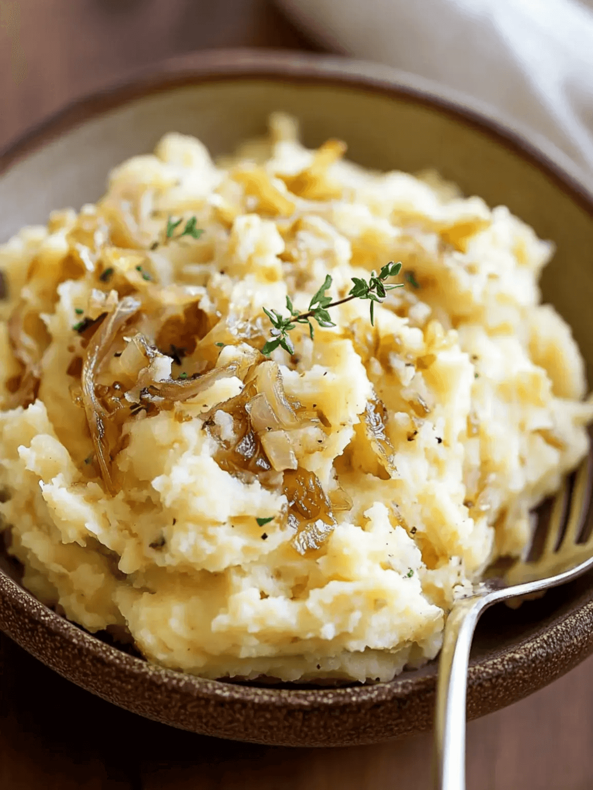 Creamy Caramelized Onion Mashed Potatoes step photo