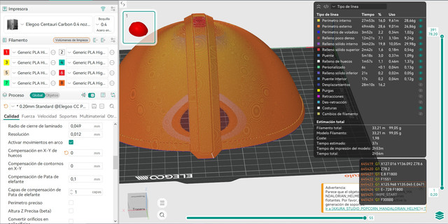 Error 2 AXURA STUDIO POPCORN MANDALORIAN HELMET TAPA