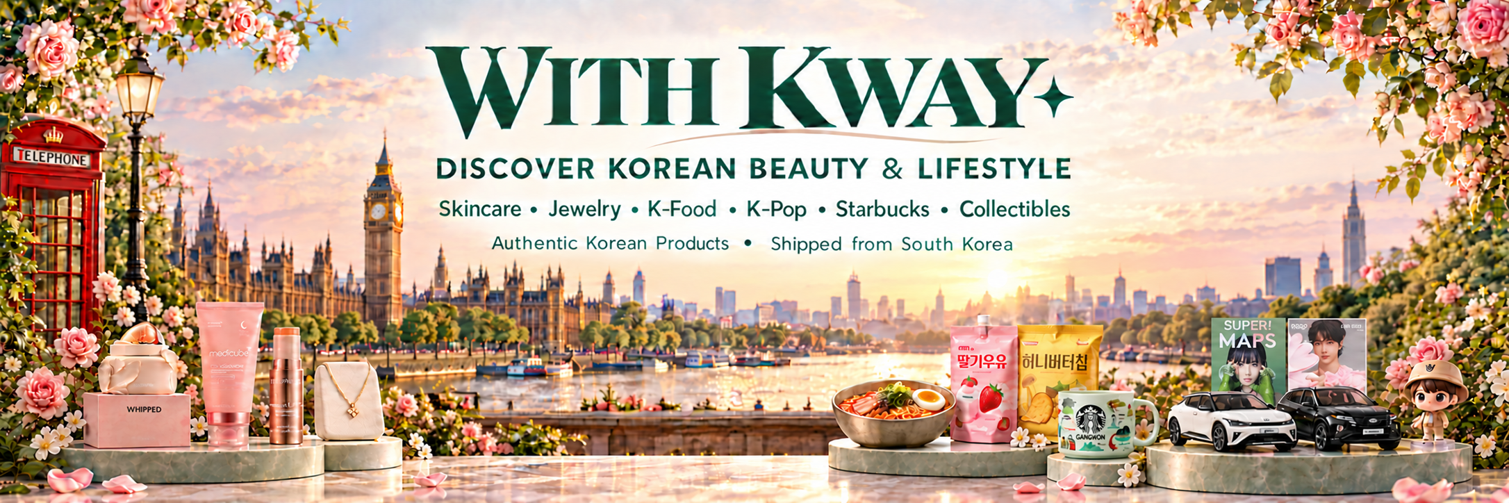 With Kway — Discover Korean Beauty and Lifestyle. Authentic Korean Products — Shipped from South Korea.