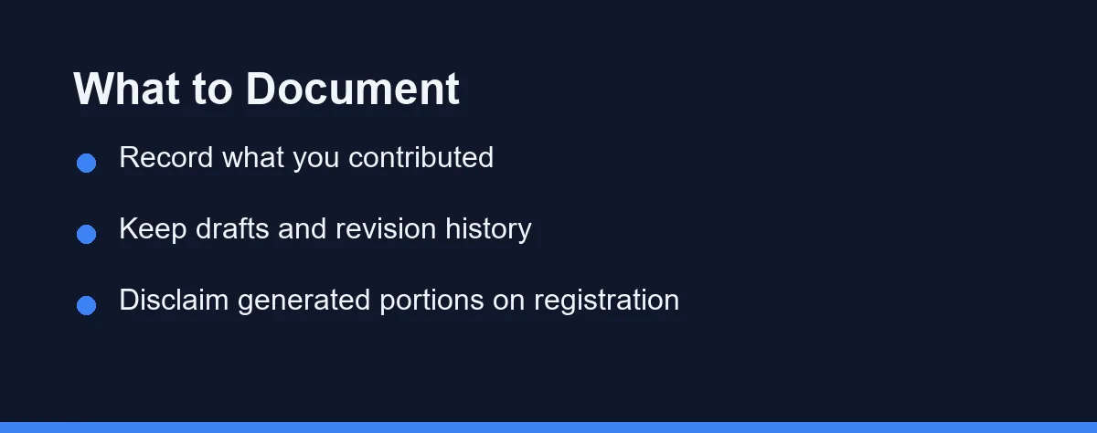 What to Document