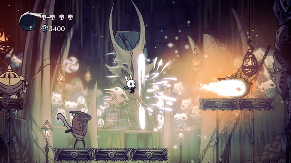 Captura de pantalla de gameplay de Hollow Knight #1