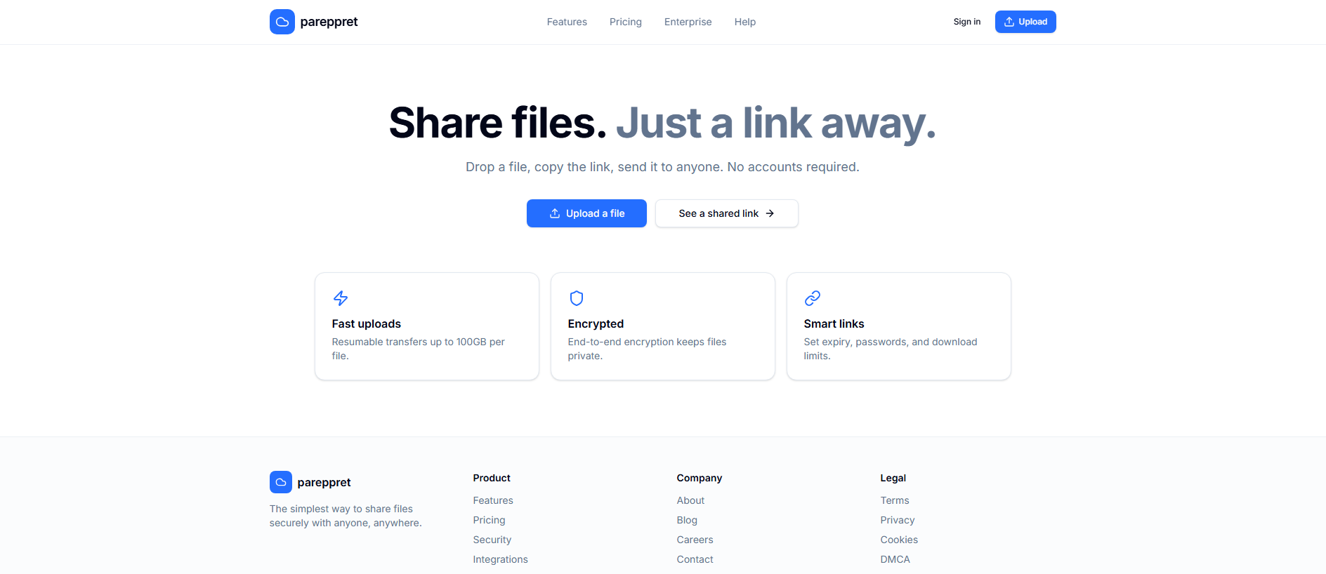 Screenshot of pareppret.net