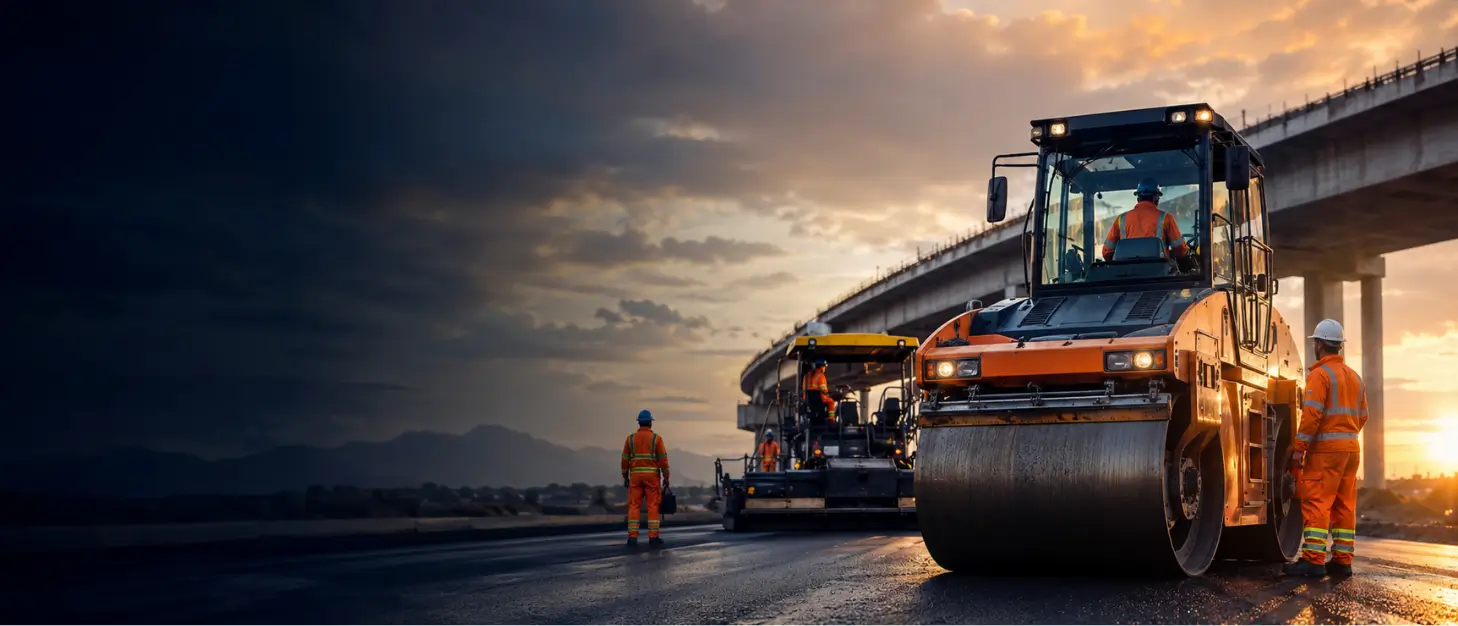 Obra de infraestrutura do Grupo TMRC