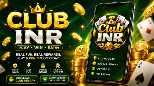 Club INR APK Download 2026 - Club INR App banner